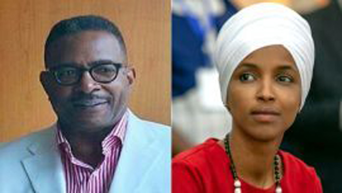 Lacy Johnson Ilhan Omar Facebook AP
