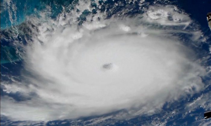 Hurricane Dorian satellite image 700x420