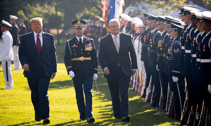 President Trump and Scott Morrison 2 700x420