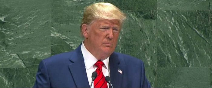 trump world stage