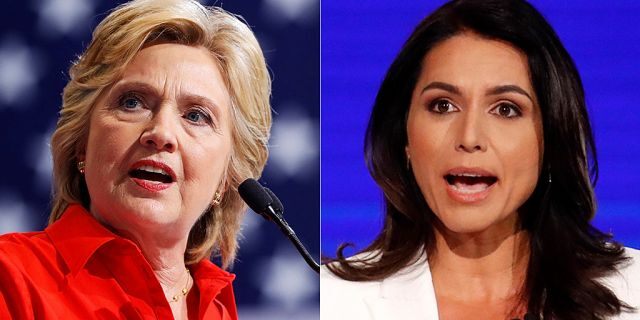 Hillary Clinton Tulsi Gabbard Reuters AP