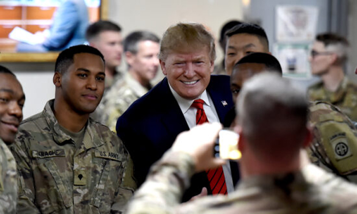 Trump visit to Troops in Afghanistan