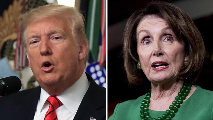 trump slams pelosi