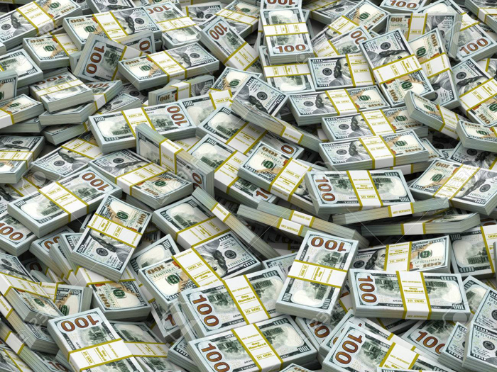 Singles dollar bills
