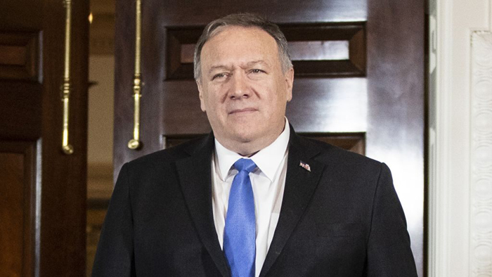 pompeo reacts
