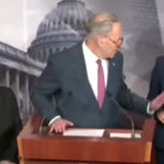 Chuck Schumer scolds Kamala Harris for laughing with Sherrod Brown at impeachment presser, goes viral | USNN World News Schumer scolds Harris