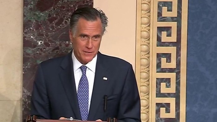 Romney announces he will vote to convict Trump in impeachment trial | USNN World News romney flips traitor