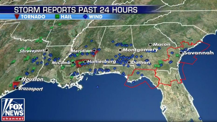 Weather south