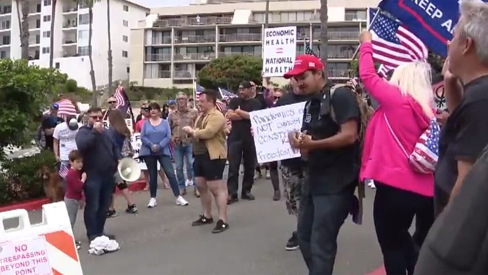 ca protesters