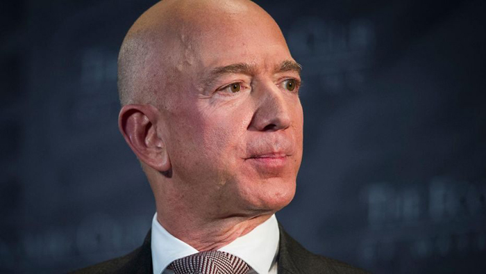 Protesters set up guillotine in front of Jeff Bezos' DC home