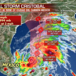 Tropical Storm Cristobal lashes Mexico, Gulf Coast states likely to have impacts by next week