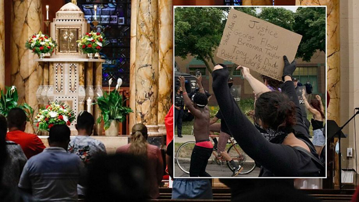 Coronavirus double standard -- liberal media declare protests more sacred than church