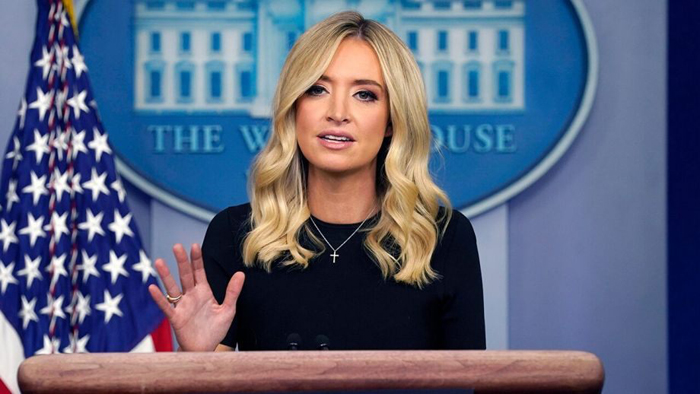 Kayleigh McEnany matches bombastic reporters' theater with her own mic-drop moments