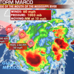 Tropical Storms Marco, Laura put US coastlines on alert | USNN World News Tropical Storms Marco, Laura put US coastlines on alert