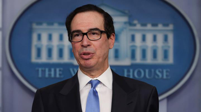 Mnuchin signals stimulus deal is near, driving Dow up nearly 400 points at open
