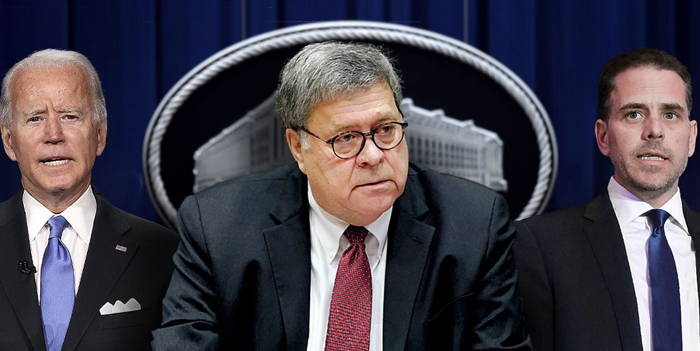 AG Barr urged to investigate Joe Biden's alleged ties to son Hunter's business dealings