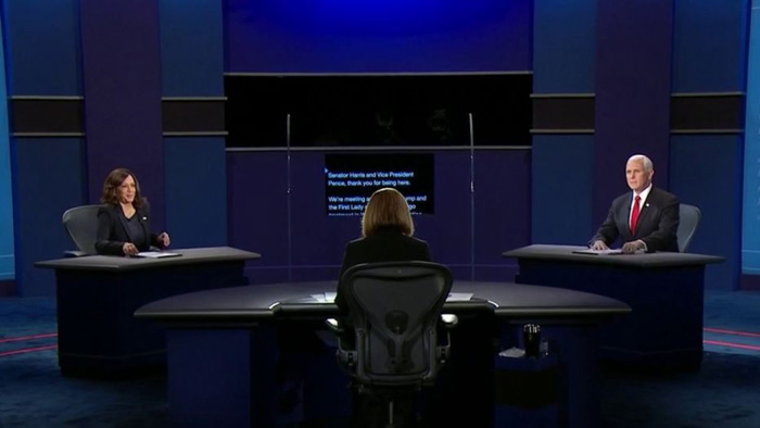 Top 5 vice presidential debate moments between Pence, Harris