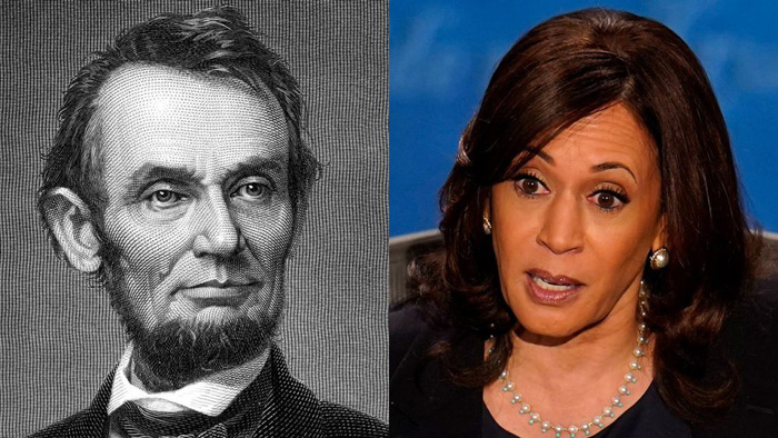 Washington Post slams Harris for botching 'little' lesson about Honest Abe