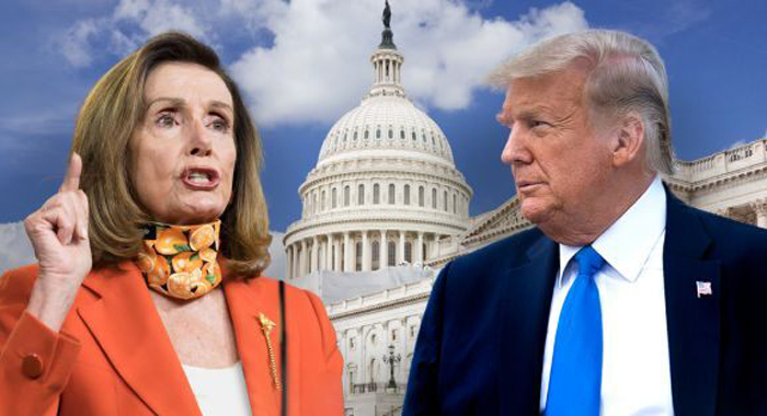 Trump knocks Pelosi, Schumer for 'blue-state bailout' amid coronavirus relief standstill