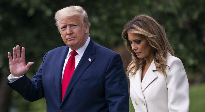 Trump, first lady send messages of calm, resilience from White House after testing positive for COVID