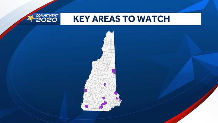 14 key NH cities, wards, towns to watch for early signs of final results after polls close Tuesday