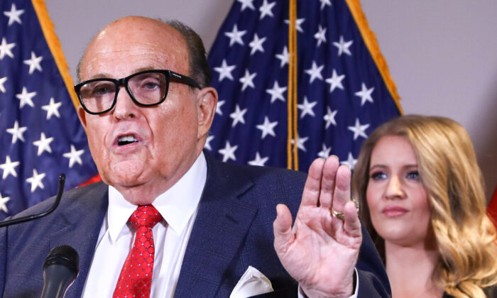 Rudy Giuliani: 3 State Legislatures May Change Electoral College Voters