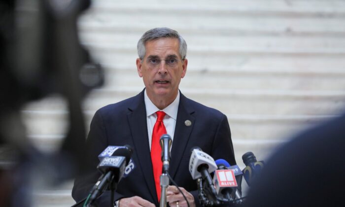 Georgia Secretary of State Escorted out of State Capitol Building Over Safety Concerns