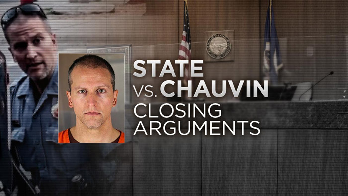 In Closing Arguments, Prosecutor Says Chauvin Killed Floyd, Defense Says ‘Reasonable Doubt’ Exists