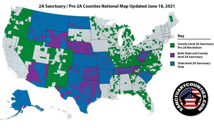 Gun Sanctuary Movement Erupts: 61 Percent of US Counties Now ‘Second Amendment Sanctuaries’