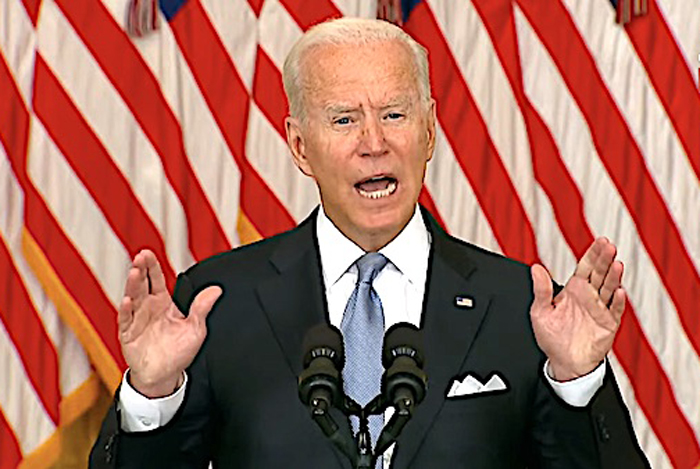 Biden told to 'reload brain' before 'shooting off mouth'