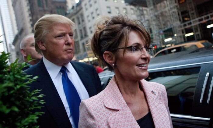 Trump Endorses Sarah Palin for Alaska Congressional Seat
