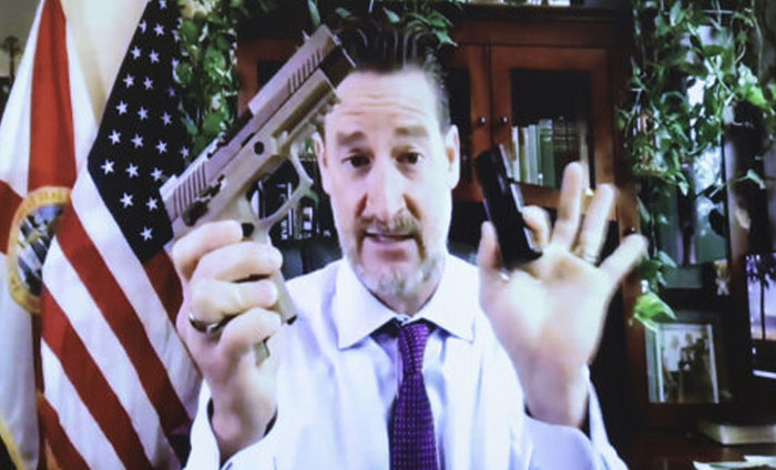 GOP Rep. Displays Guns During Hearing He Says Will Be Banned by Legislation