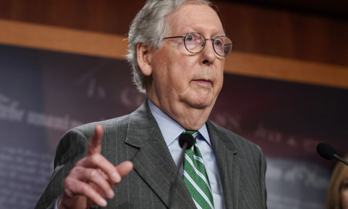 McConnell Calls on DOJ to Treat Trump and Biden Documents ‘Exactly the Same Way’