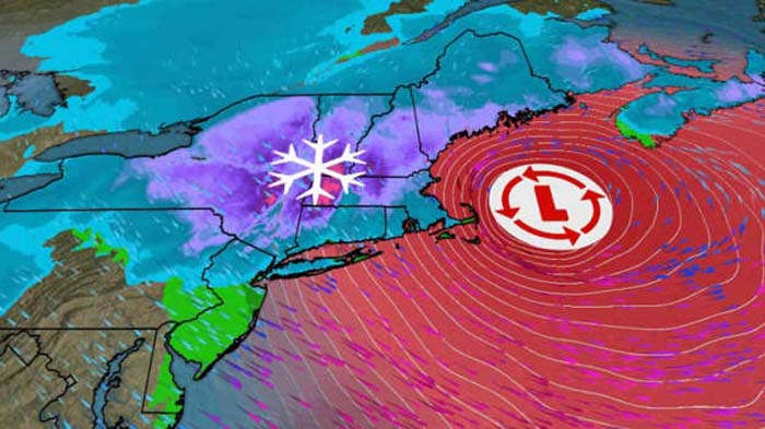 Nor'easter To Bring Heavy Snow, Rain, High Winds, Coastal Flooding To East Coast