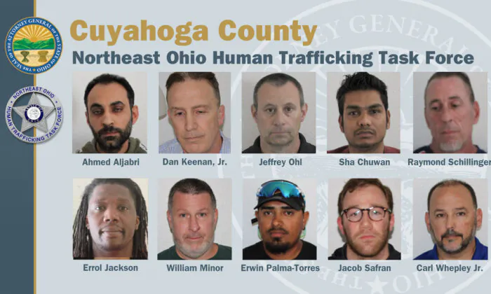 10 Men Arrested in Ohio in Human Trafficking Operation, Illegal Immigrant Among Them