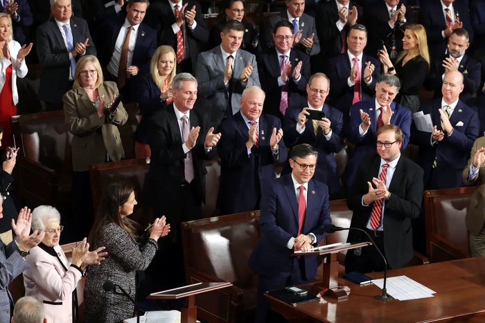 'America's Back On Track': Republican Lawmakers Praise New Speaker Mike Johnson