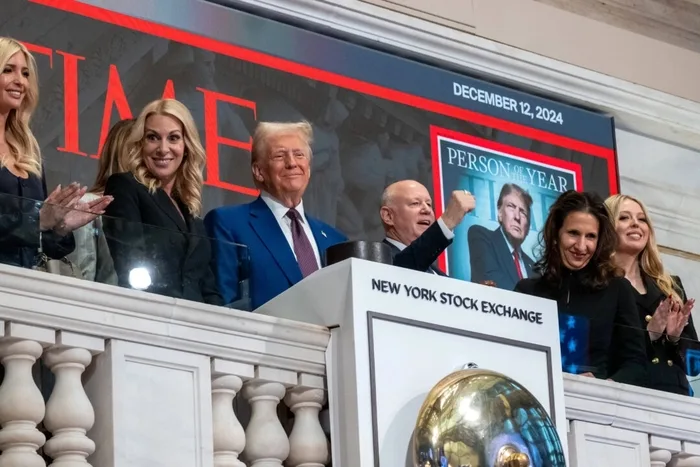 Trump Rings NY Stock Exchange Opening Bell to ‘USA’ Chant