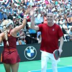 Andre Agassi Wins His Professional Pickleball Debut With Partner Anna Leigh Waters | USNN World News Andre Agassi Wins His Professional Pickleball Debut With Partner Anna Leigh Waters