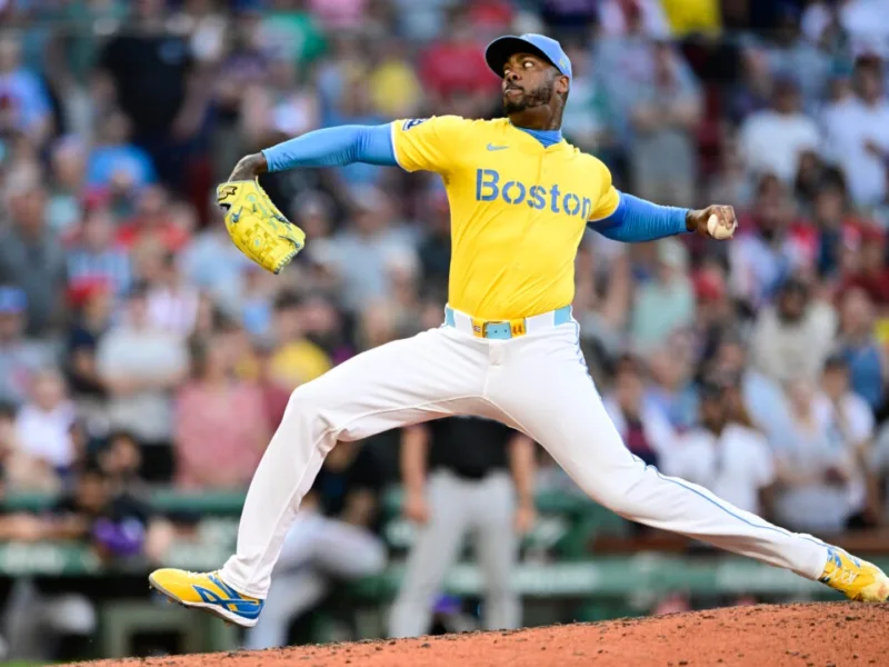 Red Sox Lefty Reliever Chapman’s Ageless Arm Still Baffles Batters in Late Innings