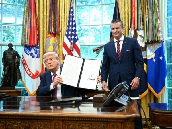 Trump Signs Order Renaming Department of Defense as Department of War