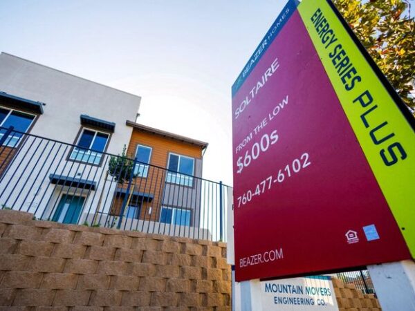 US New-Home Sales Rise 20.5 Percent in August as Mortgage Rates Ease