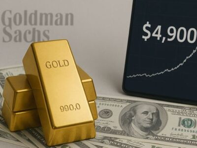 Goldman Sachs Lifts Gold Forecast to $4,900 on Strong ETF Inflows, Central Bank Buying