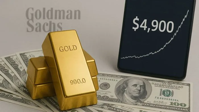 Goldman Sachs Lifts Gold Forecast to $4,900 on Strong ETF Inflows, Central Bank Buying