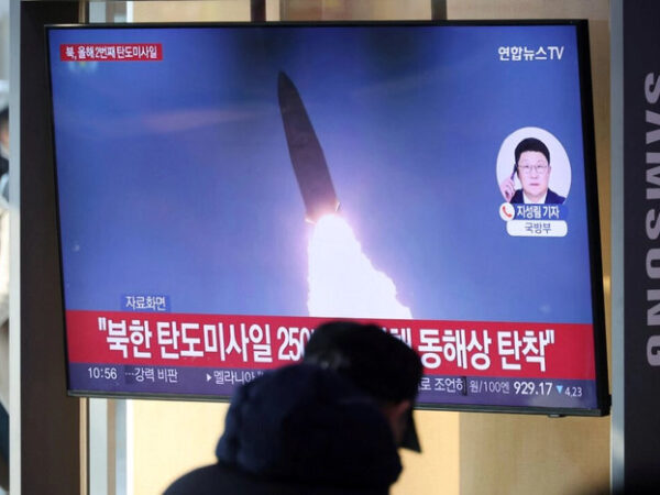 North Korea Test-Fires Ballistic Missiles Ahead of Trump’s Asia Tour