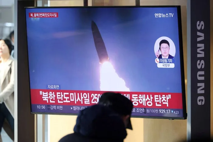 North Korea Test-Fires Ballistic Missiles Ahead of Trump’s Asia Tour