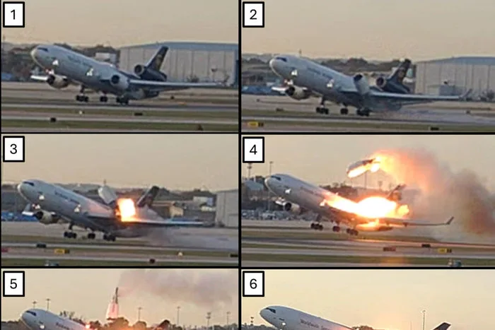 Safety Board Releases Images Showing Engine Separating From UPS Plane Before Fatal Crash