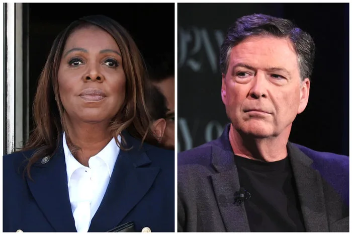 DOJ Seeking Appeals on Dismissals of Criminal Cases Against James Comey, Letitia James
