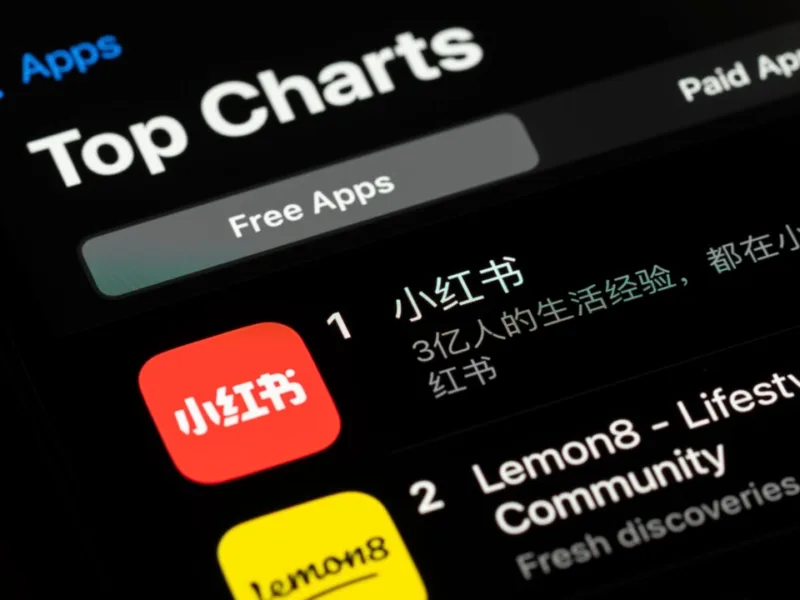 Taiwan Bans Chinese App RedNote Over Cybersecurity Failure