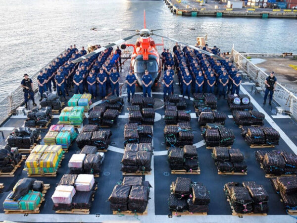 US Coast Guard Operation Seizes 150,000 Pounds of Cocaine