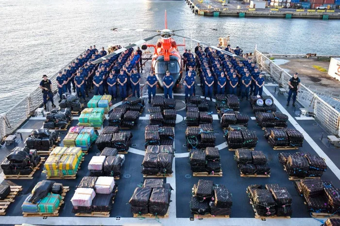 US Coast Guard Operation Seizes 150,000 Pounds of Cocaine